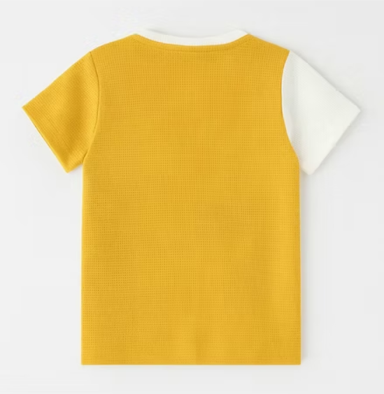 Optimistic Half & Half Cartoon Cat Tee – By TikQ Kids