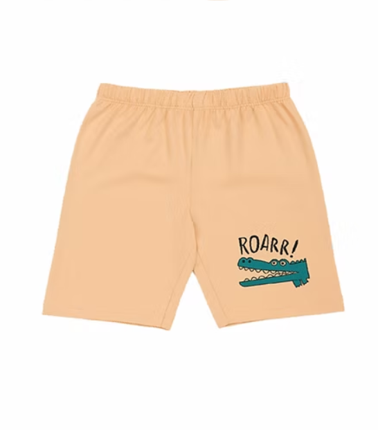 Roarrr Hungry Croco Cotton Outfit for Kids