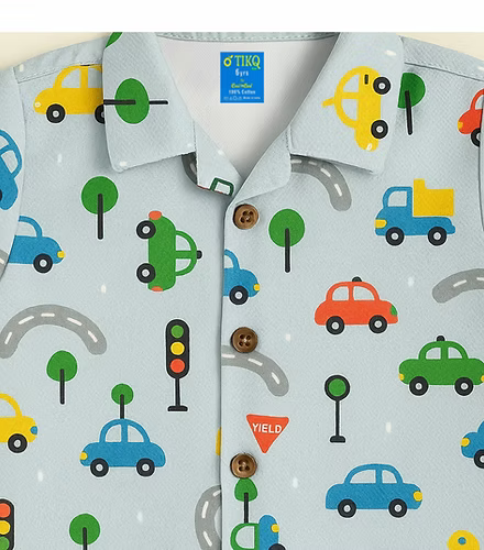 TikQ Kids โOn The Goโ Cars Co-ord Set