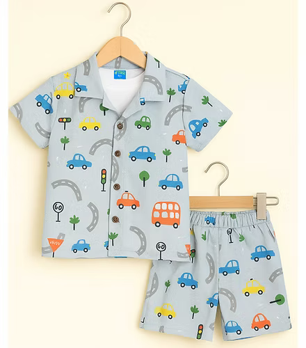 TikQ Kids “On The Go” Cars Co-ord Set