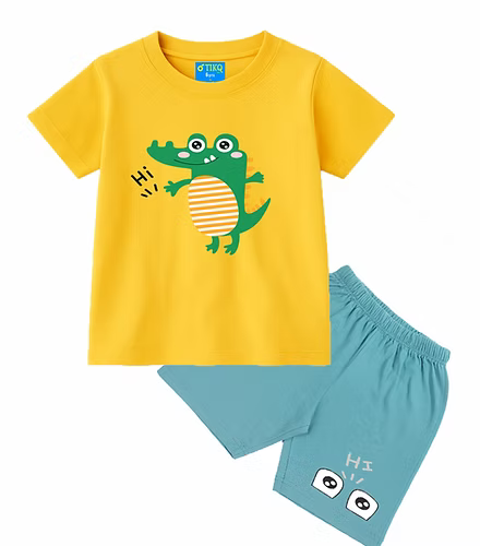 Hi Croco Playwear – Soft Cotton Outfit